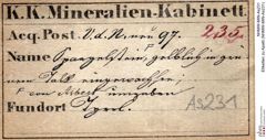 Etiketten zu Apatit (NHMW-MIN-As231)